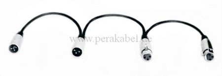 4fach XLR Adapter ( 2xStecker/2xBuchse )