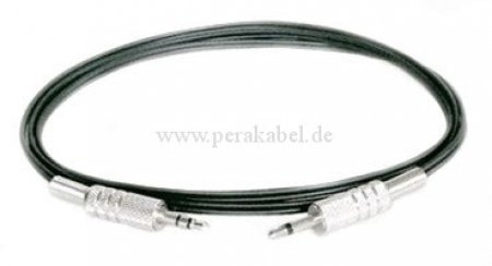 Miniklinke 3,5mm stereo metall auf Miniklinke 3,5mm mono metall