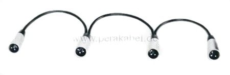 4fach XLR Adapter ( 4xStecker )