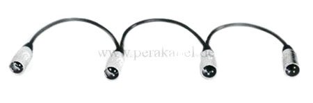4fach XLR Adapter ( 4xStecker ) S
