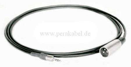 Miniklinke 3,5mm stereo auf XLR-Stecker DAP MC-205