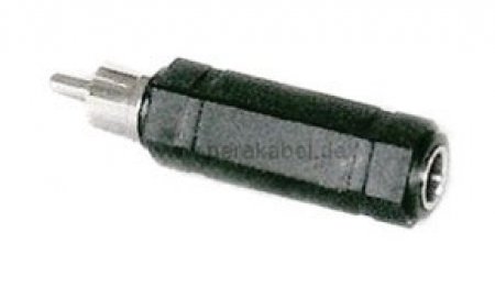 Klinkenbuchse 6,3mm mono auf RCA-Stecker (Cinch)