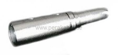 XLR-Stecker 3pol auf Klinkenbuchse 6,3mm stereo