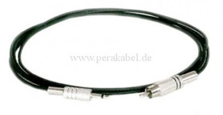 Miniklinkenstecker 3,5mm metall mono auf RCA-Stecker metall