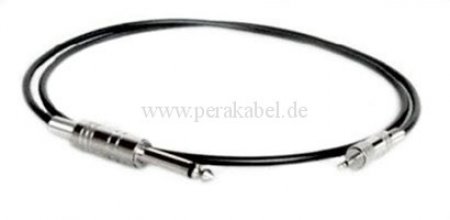 Klinkenstecker 6,3mm mono metall auf Klinkenstecker 3,5mm mono metall