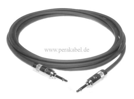 Miniklinkenstecker 3,5mm metall Mono auf Miniklinkenstecker 3,5mm metall Mono (NYS226)