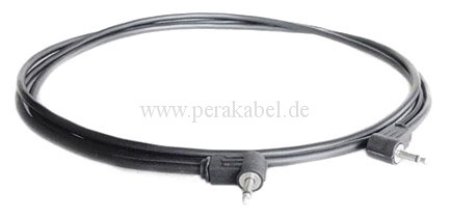 Miniklinkenstecker 3,5mm Mono gewinkelt auf Miniklinkenstecker 3,5mm Mono gewinkelt