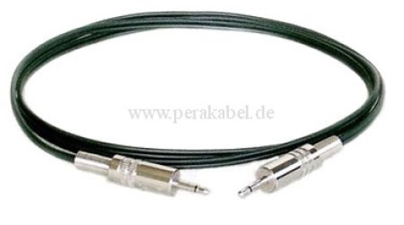 Klinkenstecker 2,5mm Mono metall auf Klinkenstecker 2,5mm Mono metall