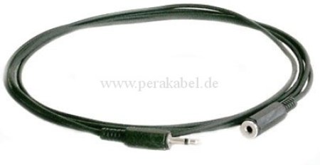 Miniklinkenstecker 3,5 mm mono auf Miniklinkenbuchse 3,5mm mono
