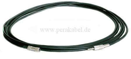 Klinkenstecker 3,5mm stereo metall auf Klinkenbuchse 3,5mm stereo metall (2x 0,18qmm)