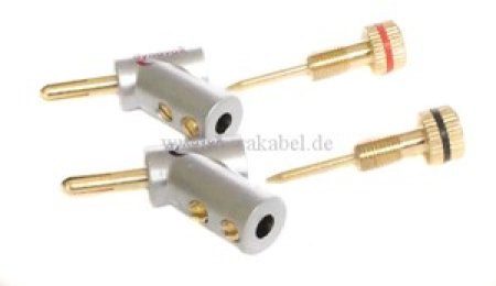 Lautsprecherkabel (Boxenkabel) Speakon auf Bananenstecker gewinkelt Lautsprecherkabel (Boxenkabel) Speakon auf Bananenstecker gewinkelt