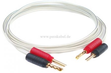 2 Bananenhohlstecker auf 2 Bananenhohlstecker-HiFi Lautsprecherkabel