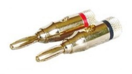 RCA-Stecker auf 2 Bananenstecker-HiFi Lautsprecherkabel