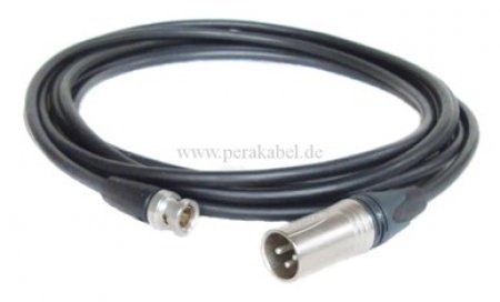 Koaxialkabel SC-Focusline MS - BNC-Stecker auf XLR-Stecker (Neutrik)
