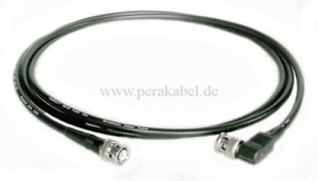 BNC-Stecker auf BNC-Stecker gewinkelt ( Koaxialkabel 50 Ohm )