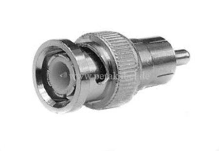 BNC-Stecker auf RCA(Cinch)-Stecker