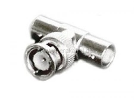 BNC-Stecker auf 2 BNC-Buchsen ( T-StÃ¼ck )