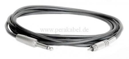 Klinkenstecker 6,3mm auf RCA-Stecker Kabel 75 Ohm