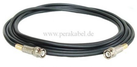 Koaxialkabel 75 Ohm - BNC-Stecker (Knickschutzfeder)
