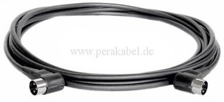 DIN-Stecker 3pol gewinkelt auf DIN-Stecker 3pol gewinkelt ( DAP MC-205 )