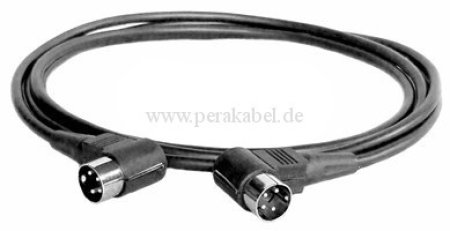 DIN-Stecker 4pol gewinkelt auf DIN-Stecker 4pol gewinkelt