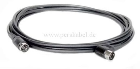 DIN-Stecker 4 polig auf DIN-Stecker 4 polig gewinkelt ( Kabel 4x 0,14 qmm )