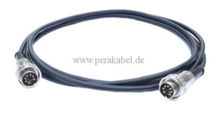 DIN-Stecker 7 polig Renkverschluß ( Kabel 7x 0,14 qmm )