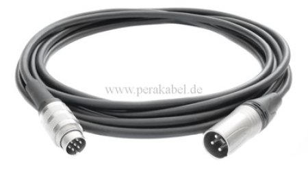 DIN-Stecker 7polig Schraubverschluss auf XLR-Stecker DIN-Stecker 7polig Schraubverschluss auf XLR-Stecker