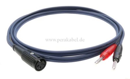 DIN-Buchse auf 2 x Bananenstecker 4mm (AV48)