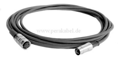 DIN-Stecker 5polig auf DIN-Buchse 3polig mit Schraubverschluss ( DAP MC-216 )