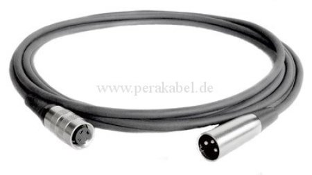 XLR-Stecker auf DIN-Buchse 3polig mit Schraubverschluss ( DAP MC-216 )