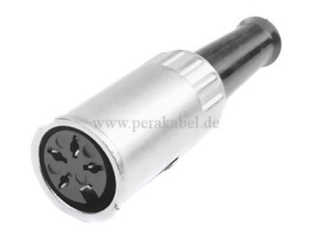 DIN-Stecker 4 polig auf DIN-Buchse 4 polig Renkverschluß ( alle Pins belegt )