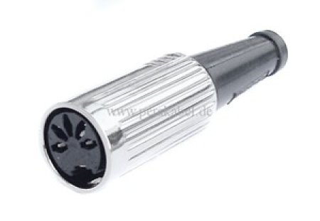 DIN-STECKER auf 2 DIN-BUCHSEN ( metall  )