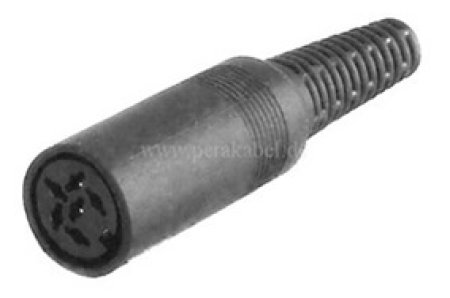 DIN-Kabel LK1-DIN-Stecker/Buchse 6 polig ( alle Pins belegt )