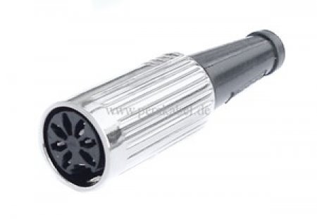 DIN-Stecker 7 polig auf DIN-Buchse 7 polig ( Kabel 7x 0,25 qmm )