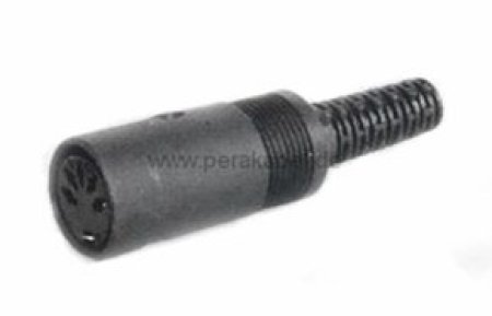 DIN-STECKER auf 2 DIN-BUCHSEN plastik ( 4 ; 5 und 2 belegt )