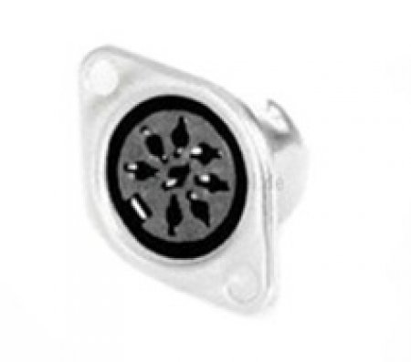 DIN-Buchse Einbau 8pol ( Zentralpin )