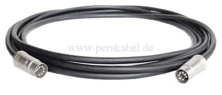 DIN-Kabel - DIN-Stecker 7 polig NYS323 Rean ( Schirm an Gehäuse ) DIN-Kabel - DIN-Stecker 7 polig NYS323 Rean ( Schirm an Gehäuse )