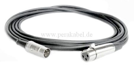 DIN-Stecker 3polig (Neutrik NYS 321)-Pin 1an2/Pin 2+3gebr. auf XLR-Buchse