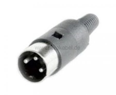 DIN-Stecker 5pol auf DIN-Stecker 3pol ( Anschlüsse gekreuzt )