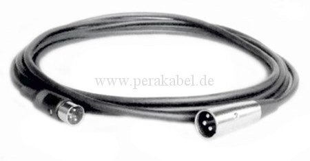 XLR-Stecker auf DIN-Stecker 3polig ( DIN/Pin 1 an 2 ;  DIN/Pin 3 an 3 ; DIN/Pin 2 an 1-Masse )