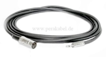 DIN-Stecker 3pol ( Neutrik NYS 321 )-Pin 1 bel. auf Miniklinkenstecker 3,5mm mono