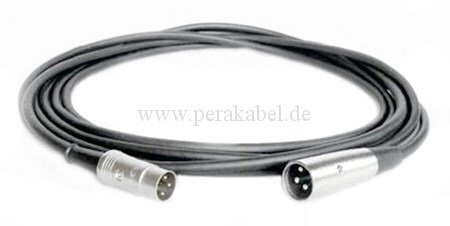 DIN-Stecker 3polig ( Neutrik NYS 321 )- Pin 1 bel.  auf XLR-Stecker DAP LC-126