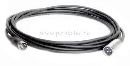 DIN-Stecker 5polig auf XLR-Stecker ( Pin 3+5 an 2 ;  Masse an 1+3 )