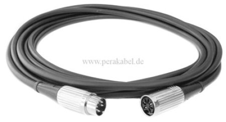 DIN-Stecker 7 polig auf DIN-Buchse 7 polig Deltron (Schirm an Gehäuse)