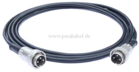 DIN-Stecker 3polig auf DIN-Stecker 3polig Renkverschluß (Kabel DAP MC-216)