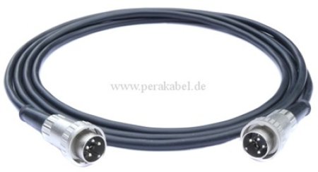 DIN-Stecker 4 polig auf DIN-Stecker 4 polig Renkverschluß ( alle Pins belegt ) DIN-Stecker 4 polig auf DIN-Stecker 4 polig Renkverschluß ( alle Pins belegt )