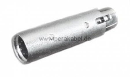 XLR-Stecker 5pol auf XLR-Buchse 3pol