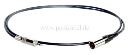 Miniklinkenstecker 2,5mm stereo 3pol auf Mini XLR-Stecker 3pol ( DAP MK-SPIN )