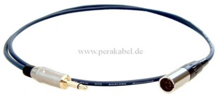 Miniklinkenstecker 3,5mm mono 2pol auf Mini XLR-Stecker 3pol ( DAP MK-SPIN )